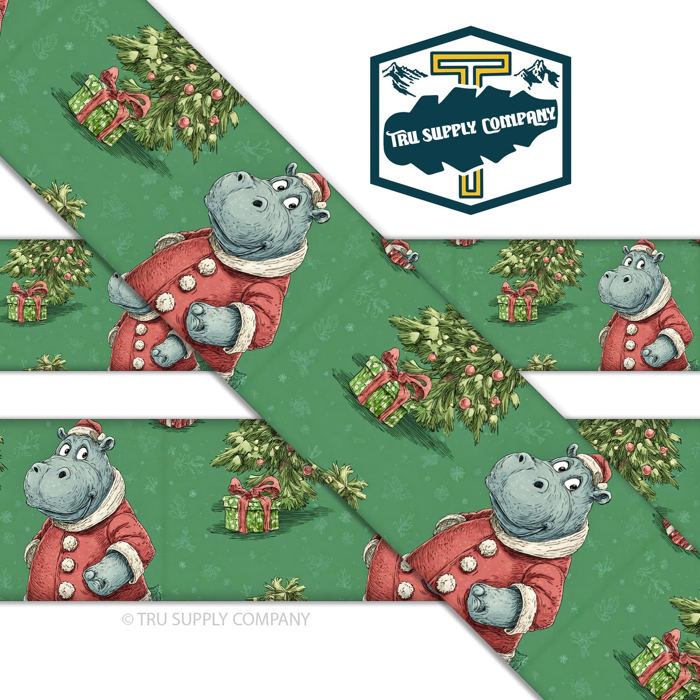 Christmas Hippos 1