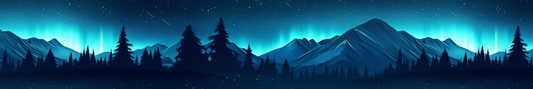 Mountains at Night 4 - Ready to Ship