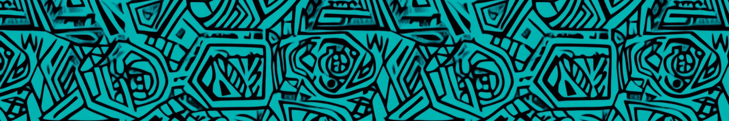 Turquoise Aztec - Ready to Ship
